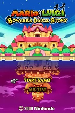 Mario & Luigi : Voyage au centre de Bowser online multiplayer - nds