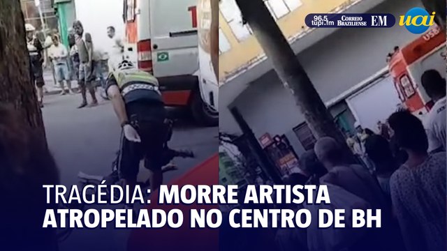 Morre artista plástico atropelado por ônibus no Centro de BH