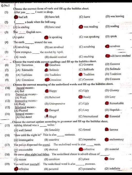 9th Class English most imp MCQs 2024 _ 9th class english guess paper 2024 9th english paper 2024