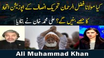 Kya Maulana Fazal Ur Rehman Tehreek Insaaf Ke Oppostion Ittehad Ka Hissay Banin Ge? Ali Mohammad