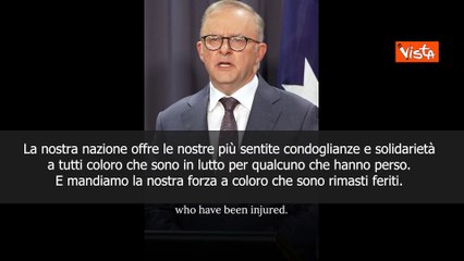 Premier australiano Albanese: Attacco a Sidney atto di orribile violenza