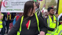 Londra'da on binler Filistinliler için sokakta: İsrail'e silah satışına son verilsin