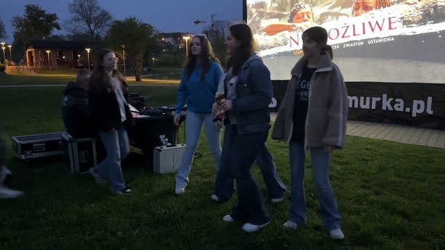 Tak było podczas kina plenerowego w parku na Słodowie we Włocławku