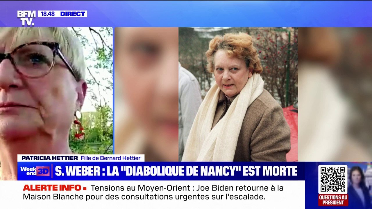 Mort de Simone Weber: "Bien qu'elle dise qu'elle n'a pas de secret, elle est partie avec son secret", regrette la fille de sa victime Bernard Hettier