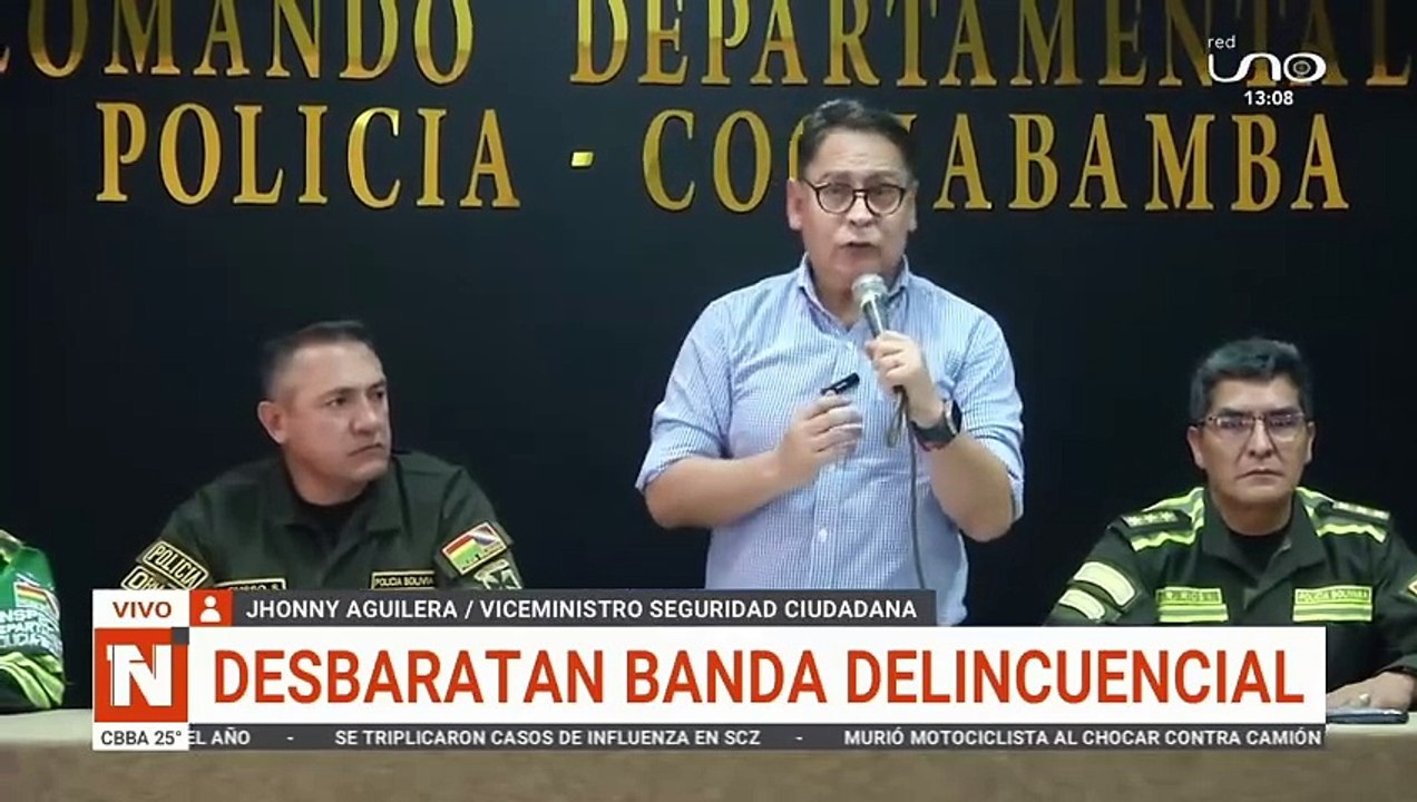 desbaratan banda delincuencial y policia implicada
