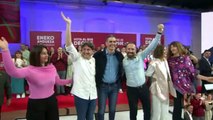 EH Bildu, Sumar, Podemos y PSOE piden el voto como la opción válida para Euskadi