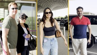 Stars Spotted At Airport: Preity Zinta, Manushi Chhillar & Arbaaz Khan Arrive In Style!