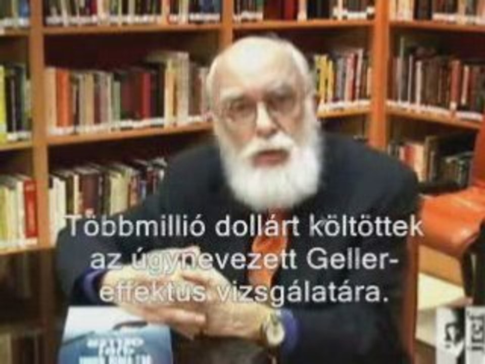 Uri Geller fordulatáról beszél James Randi