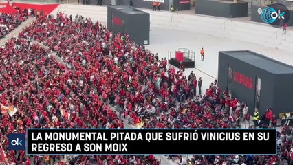 La monumental pitada que sufrió Vinicius en su regreso a Son Moix