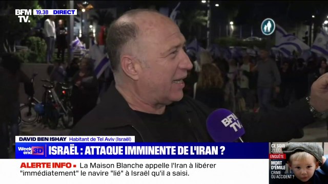Menaces iraniennes contre Israël: Il n'y a pas de panique parmi les citoyens, même s'il y a une inquiétude , confie cet habitant de Tel Aviv