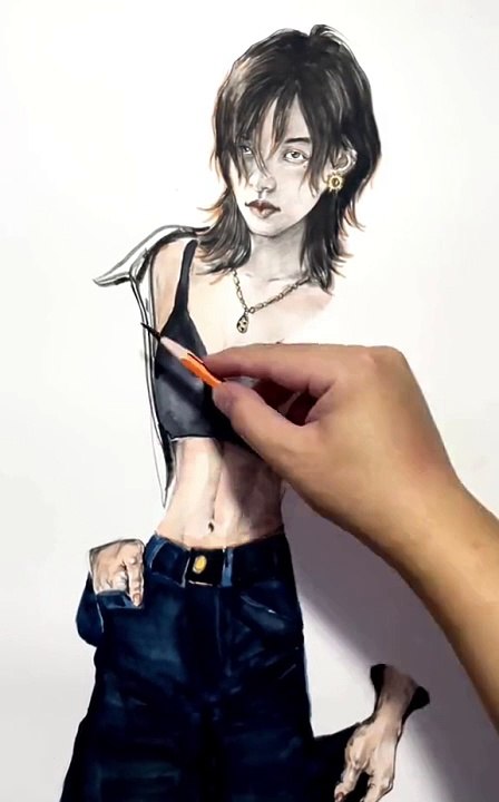 How to make girls drawing - video Dailymotion