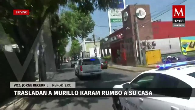 Así fue el traslado del exprocurador Jesús Murillo Karam a su casa