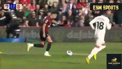 Manchester United vs Bournemouth 2-2 Highlights & All Goals 2024