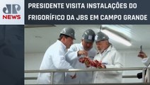 Lula acompanha envio de lote de carne para China