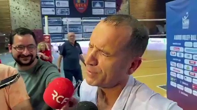 Volley (Ligue B) : la joie des joueurs après la victoire du GFCA