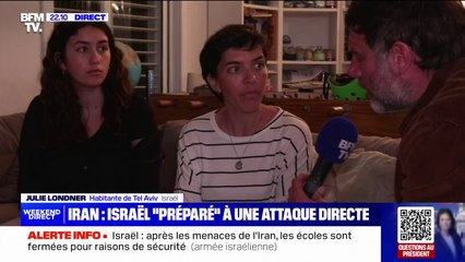 Consignes de sécurité en Israël: "Depuis 20h30, on essaye de comprendre ce qu'il se passe", explique Julie, habitante de Tel Aviv