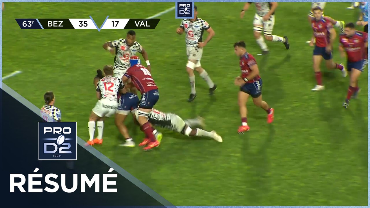 PRO D2 Saison 2023-2024 J26 - Résumé AS Béziers Hérault - Valence Romans