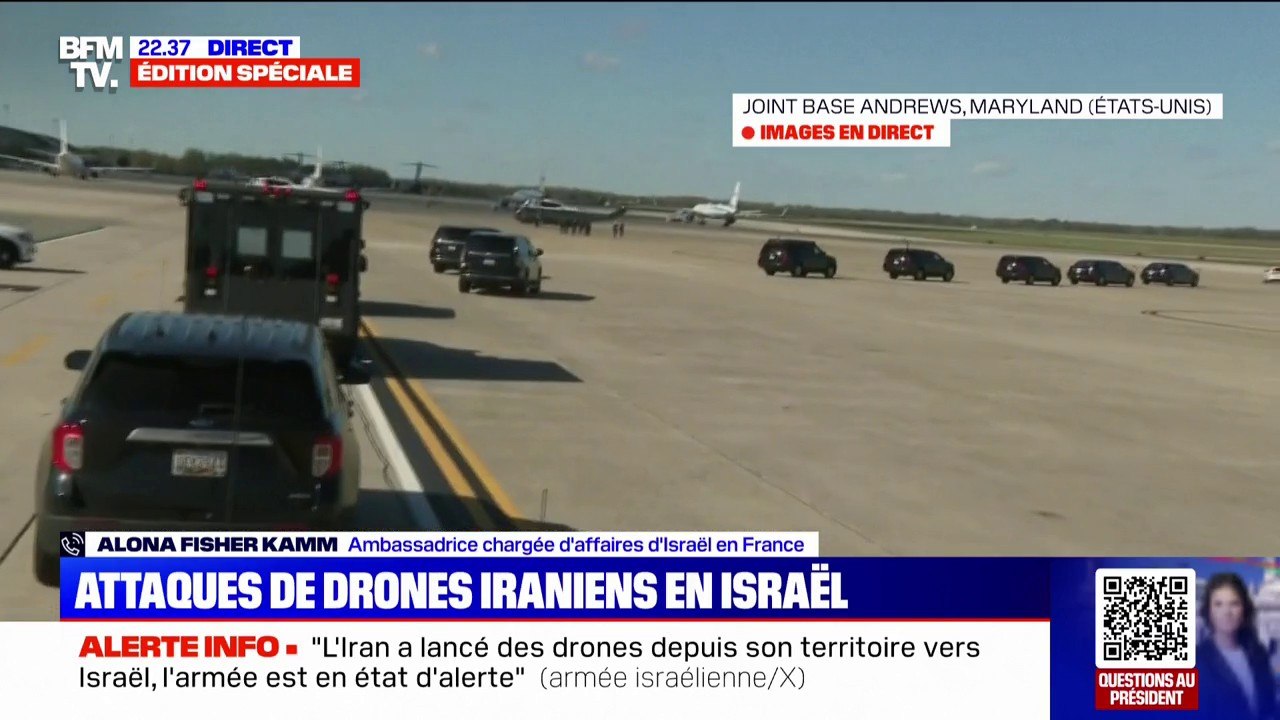 Attaque de drones iraniens sur Israël: "On essaie d'intercepter ces drones, le plus loin possible des territoires israéliens", affirme l'ambassadrice Alona Fisher Kamm