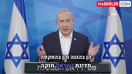 İsrail Başbakanı Netanyahu: Savunma sistemlerimiz konuşlandırıldı, her türlü senaryoya hazırlıklıyız