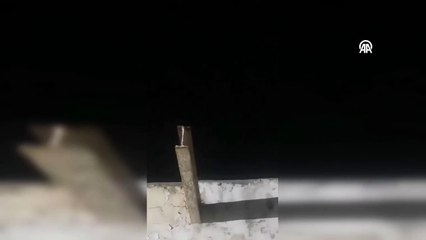 İran'ın İsrail'e gönderdiği İHA'lar böyle görüntülendi