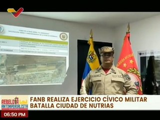 ZODI Aragua realizó ejercicio Cívico-Militar Batalla Ciudad de Nutrias
