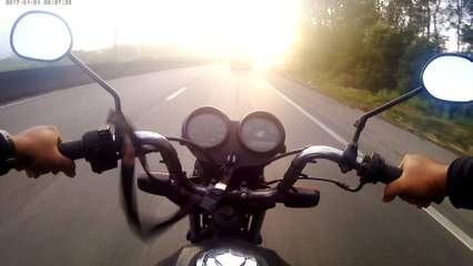 Moto Honda Fan 125  ano 2008 de Nova Rosa da Penha /Cariacica ES sentido Andre Carloni /Serra ES