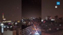 İran'ın Tahran kenti semalarında füzeler görüldü