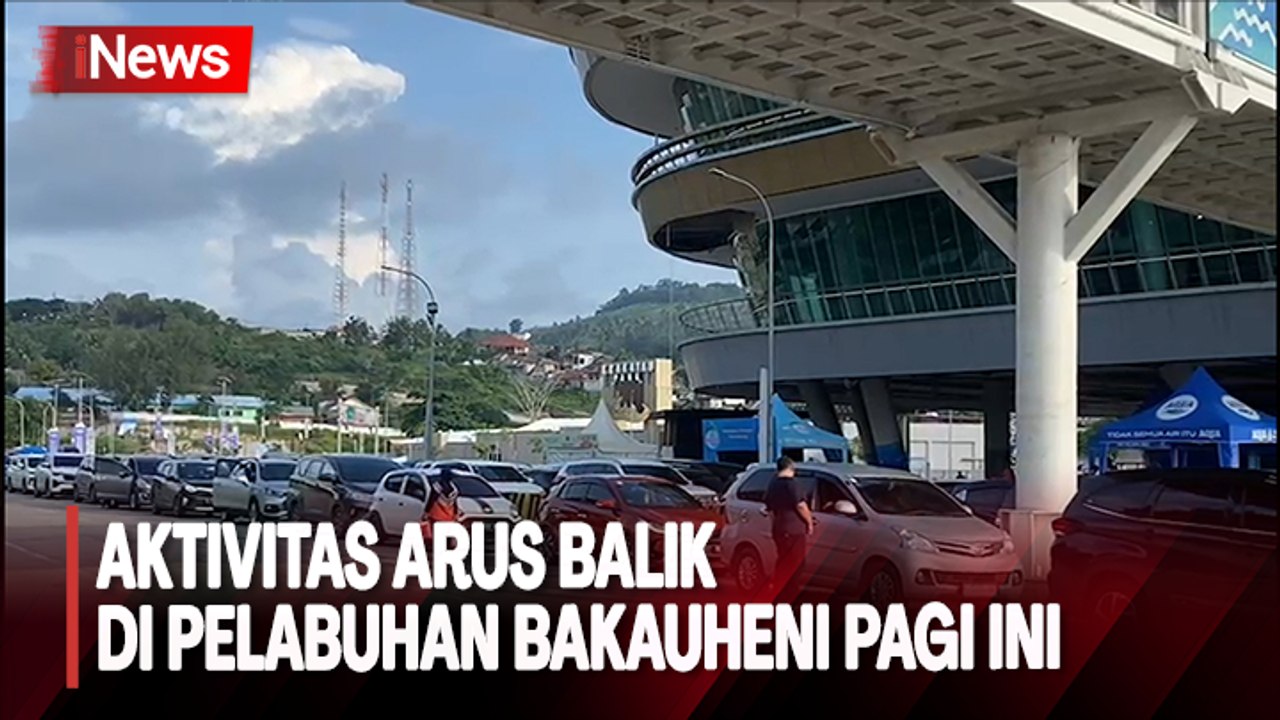 H+4 Lebaran,  Arus Balik Lebaran di Pelabuhan Bakauheni Lampung Ramai Lancar
