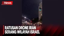 Detik-Detik Warga Yahudi Panik saat Drone Iran Serang Wilayah Israel