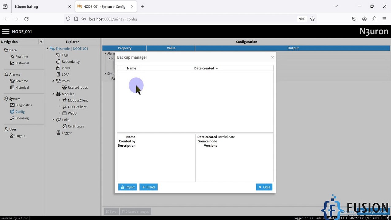 How to Create and Export N3uron Node Backup | N3uron | SCADA | IoT ...