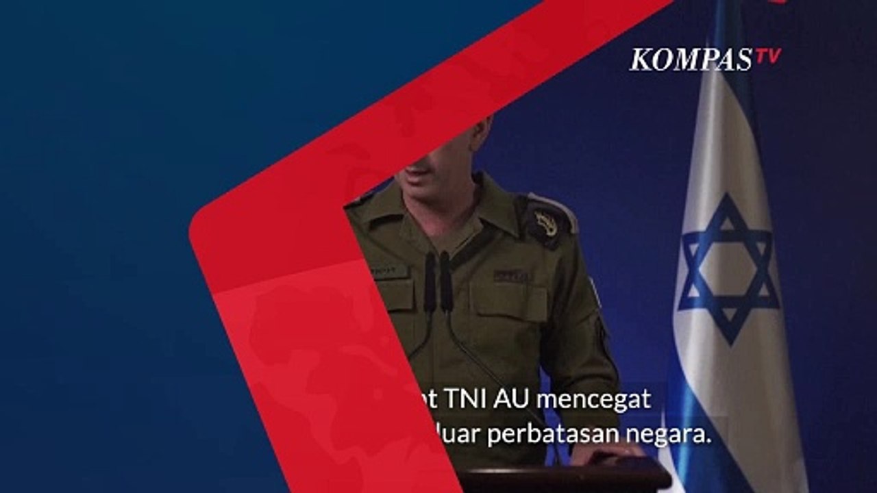 Penampakan Serangan Rudal dan Drone Pertama Iran ke Israel