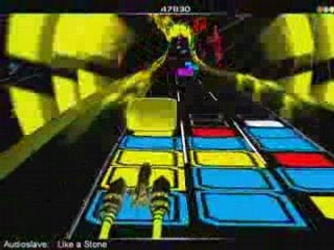 *Improved A/v* Audiosurf - Like a Stone (Audioslave)