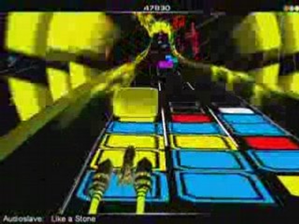 *Improved A/v* Audiosurf - Like a Stone (Audioslave)