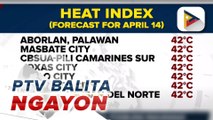 14 lugar sa bansa, posibleng makaranas ng ‘dangerous level’ na heat index ngayong araw