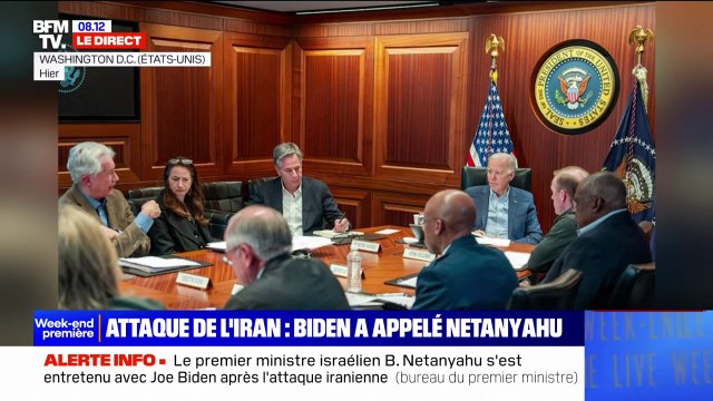 Attaque de l'Iran sur Israël: Joe Biden a appelé Benjamin Netanyahu pour lui affirmer le soutien inébranlable des États-Unis