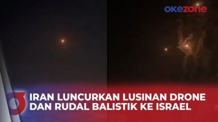 Iran Serang Israel dengan Luncurkan Puluhan Rudal Balistik