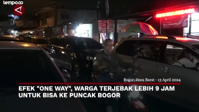 Libur Lebaran, Wisatawan Terjebak 9 Jam Imbas Sistem One Way di Jalur Puncak