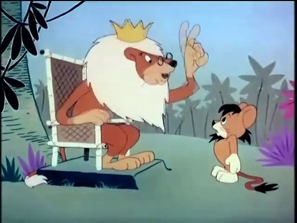 Lion in the Roar (1956) with original recreated titles