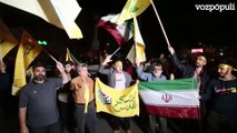 Celebraciones en las calles de Irán por el ataque a Israel