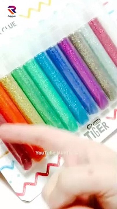 How_to_makeRainbow_Tape_Ball_with_Glitter_Glue_and_Nano_Tape✨(720p)