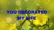 You Decorated My Life - Kenny Rogers (Cover by Phillip with lyrics)