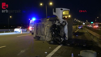 Kuzey Marmara Otoyolu'nda kaza: İki ölü, dört yaralı