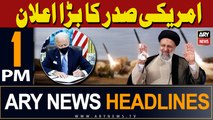 ARY News 1 PM Headlines | 13th April 2024 |     