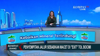 Penyempitan Jalur Sebabkan Macet di Exit Tol Bocimi, Antrean dari Parungkuda hingga Simpag Cibadak