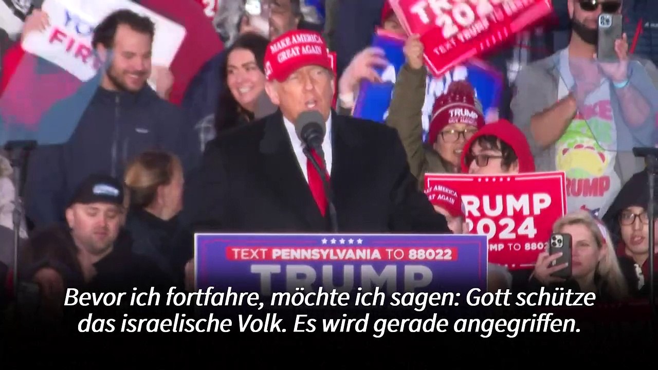 Trump zu Irans Angriff auf Israel: Mit mir 'wäre das nie passiert'