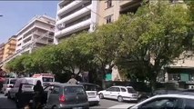 Palermo, intervento dei vigili del fuoco in piazza Don Bosco