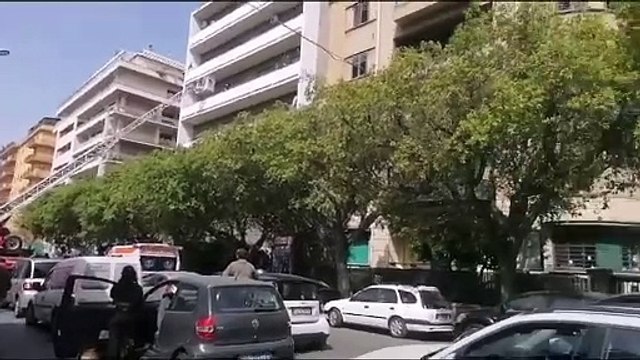 Palermo, intervento dei vigili del fuoco in piazza Don Bosco