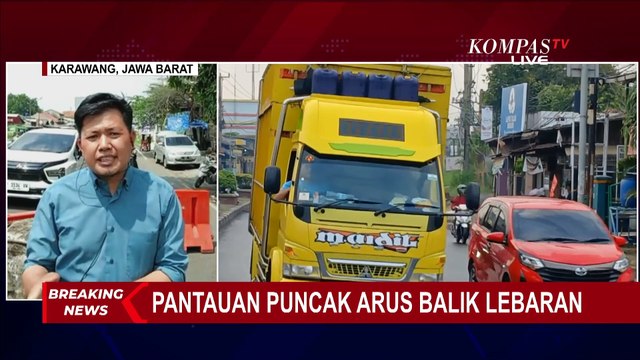 Puncak Arus Balik Lebaran, Begini Kepadatan di Jalur Arteri Karawang