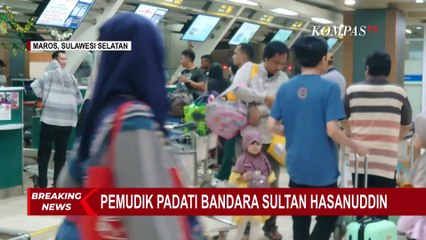 Jumlah Lonjakan Pemudik yang Berangkat dari Bandara Sultan Hasanuddin saat Arus Balik