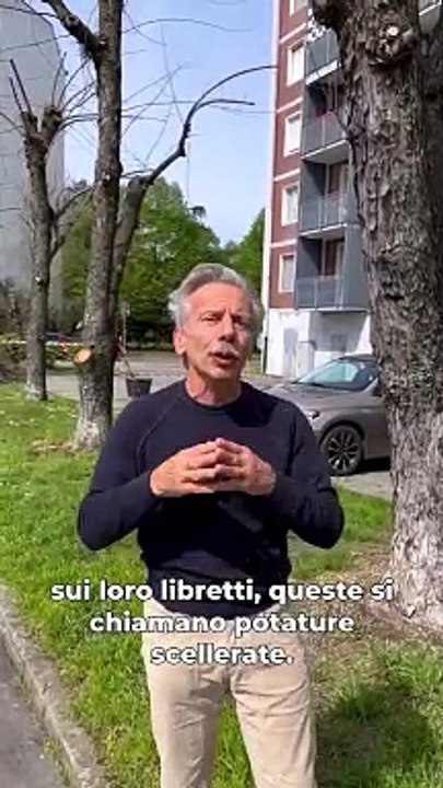 Il video in cui Giovanni Storti denuncia le potature scellerate del Comune di Milano